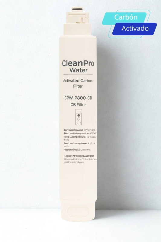 Filtro de carbon activado