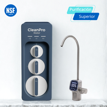 CleanPro Water CPW-800 | Sistema Avanzado de Purificación de Agua para el Hogar