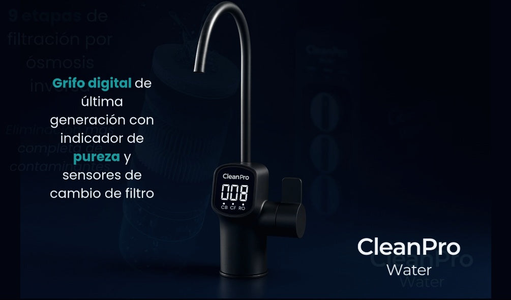Cargar video: Video mostrando el sistema de purificación de agua CleanPro Water y sus ventajas